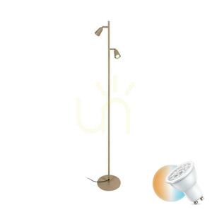 Golvlampa Lucide TIANA beige metall GU10 2-ljus 151,2 cm 65701/02/41 small 0