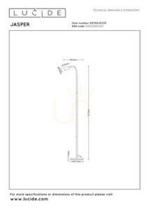 Golvlampa Lucide JASPER grön metall GU10 65706/01/33 small 5