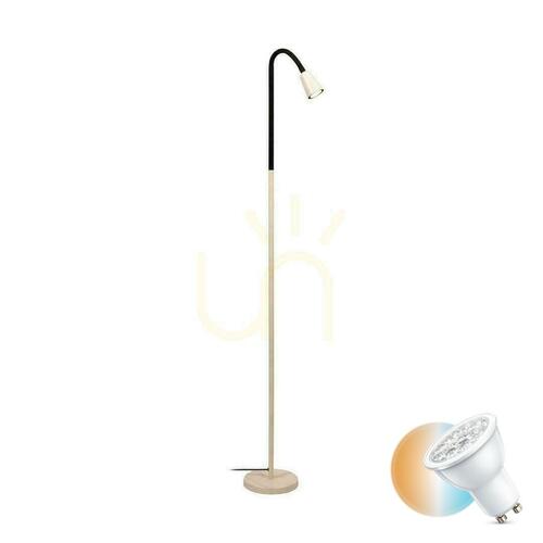 Kontrollera Golvlampa Lucide JASPER beige metall GU10 65706/01/38
