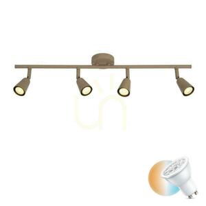 Takspot Lucide TIANA taupe metall 4xGU10 76 cm 65901/04/41 small 0