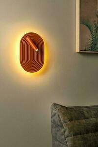 Lucide CARMINO terrakotta LED-vägglampa, trä 12 W 2700 K 77292/12/55 small 4