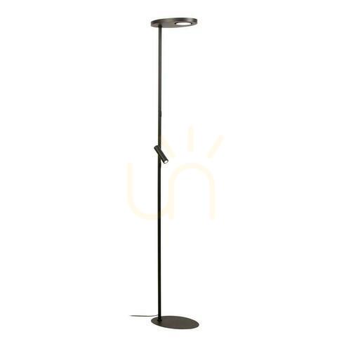 Kontrollera Golvlampa Lucide ORTOLAN svart LED dimbar 177 cm 03752/21/30