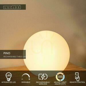 Utomhusstående ljus Lucide PINO vit LED IP65 15 cm 06529/15/31 small 3