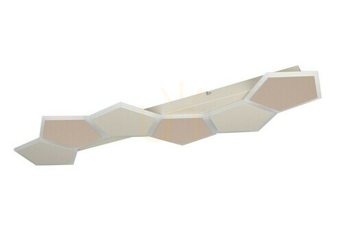 Kontrollera Trio ZAYA LED-plafond 636819665, kaffefärgad, 99 cm, med fjärrkontroll