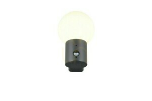 Trio MURES 269869142 utomhusvägglampa med rörelsesensor, antracit, E27 small 2