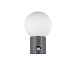 Trio MURES 269869142 utomhusvägglampa med rörelsesensor, antracit, E27 small 8