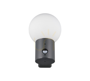 Trio MURES 269869142 utomhusvägglampa med rörelsesensor, antracit, E27 small 9
