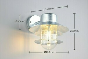 Trio RUVUMA vägglampa för utomhusbruk 262067186 small 5