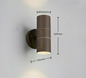 Trio TURIA vägglampa för utomhusbruk 260260224 small 5