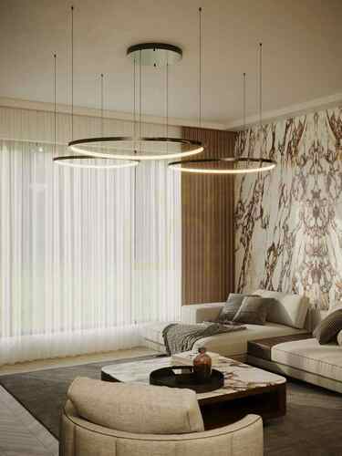 Kontrollera Pendant Light Max Light Cayenne 3 brushed black P0663D