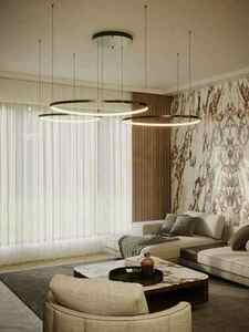 Pendant Light Max Light Cayenne 3 brushed black P0663D small 0