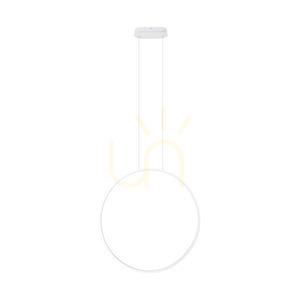 Pendant Light Max Light Visual P0651 White 22W 3000K 60 cm small 0