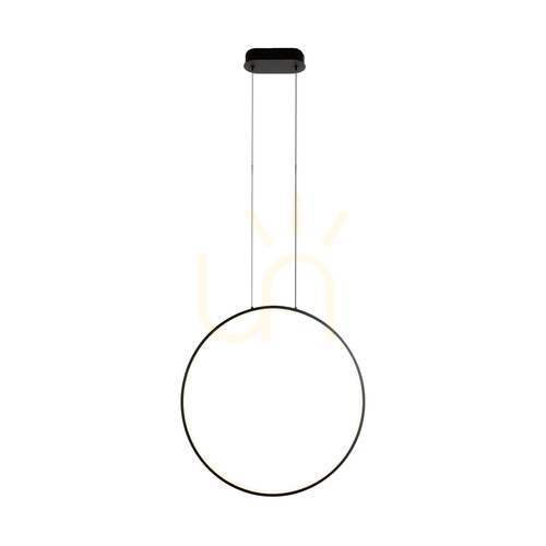 Kontrollera Pendant Light Max Light Visual P0652 Black LED 22W 3000K 60 cm