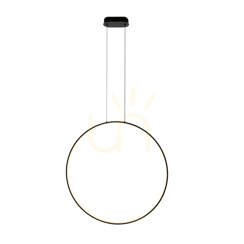 Kontrollera Pendant Light Max Light Visual P0654 svart 80 cm LED 28W 3000K
