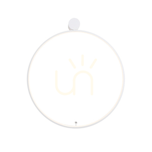 Vägglampa Max Light Visual W0434 vit 22W 60 cm 3000K small 1
