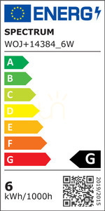 LED GU10 230V 6W WW Dimbar spektrumlampa small 1