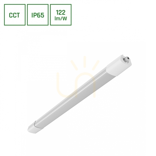 Kontrollera LIMEA SELECT Hermetisk ljusramp 600mm 18W 3 CCT 230V 120 St IP65 36×46×600 Vit