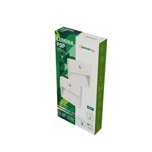 Lumina Pop RGBw+Dim PIR Trappbelysning 500mah Usb C Vit 78x80x22 2-pack. small 8