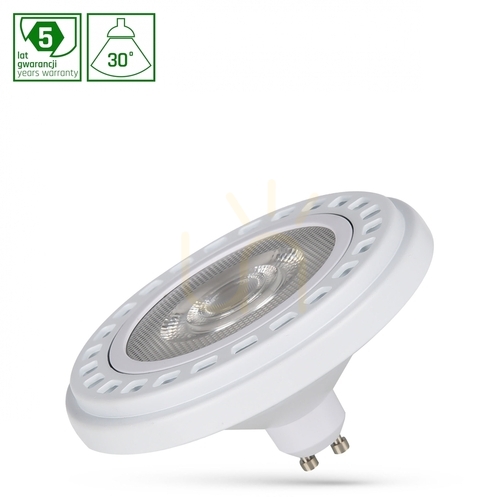Kontrollera LED-lampa Ar111 GU10 230V 20W Cob 30 St WW Ra90 Premium White Spectrum 5 års garanti
