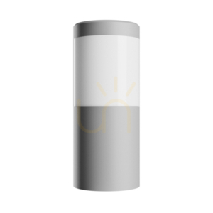 Utomhusvägglampa Stella Column Wall GU10 6W CCT 230V 270 St IP44 Ik08 100 X130 X245mm Grå Rund Fasad. small 1