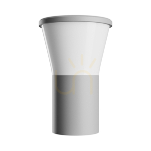 Vägglampa för utomhusbruk Stella Round Wall GU10 6W CCT 230V 270 St IP44 Ik08155 X160 X230mm Grå rund fasad. small 1