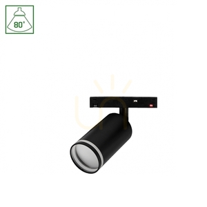 Strålkastare för strömskenor System Shift Basic Spot S Ring Riktstrålande armatur 55 X100 X160mm 7W 2700 K Svart small 0