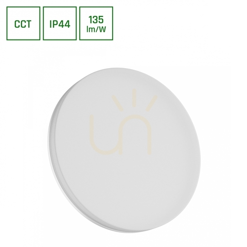 Kontrollera Plafond NYMPHEA FUSION 20 W/30 W/40W CCT 230V 120 St IP44 Fi330 X53mm Vit