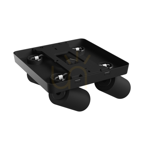 Kontrollera MADARA Altro Fyrkantig spotlight 4x GU10 230V IP20 220 X220 X134mm Svart