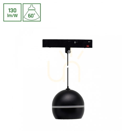 Kontrollera System Shift Basic Globe P Ring Taklampa System Shift Basic Globe Taklampa 90mm 10W 10W 4000 K Överhäng Svart