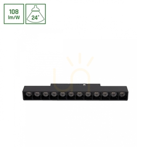 System Shift Basic Grid S Linjär ljusarmatur 220mm 12W 4000 K Svart small 0
