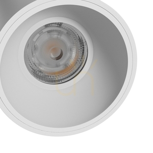 Downlight ORBITO Utanpåliggande 10W WW 230V 40 St IP44 Ugr<19 Ra90 Fi75 X100mm Vit Rund 5 År small 3