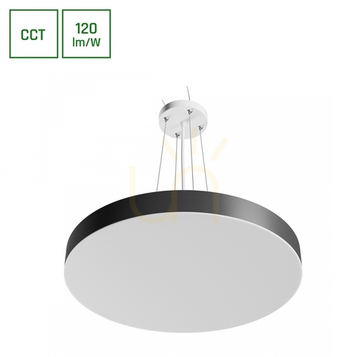 Kontrollera Plafond Nymphea Optima Black 36W CCT 230V 120 St IP20 Fi400 X50mm Vit Svart Rund.