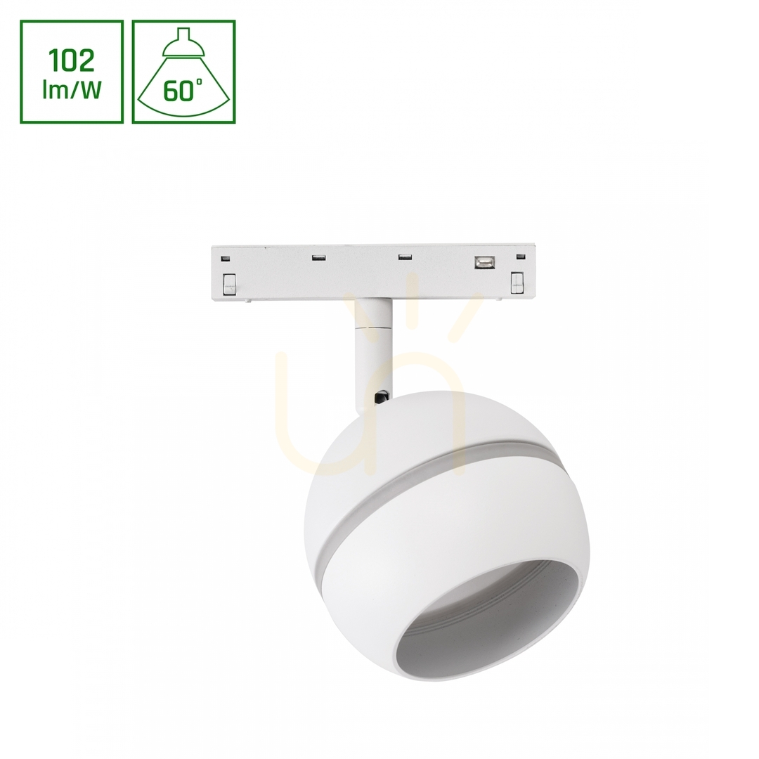 Utsikt System Shift Basic Globe Ring Ljusarmatur 90mm 10W 2700 K Vit System Shift Basic Globe Ring Ljusarmatur 90mm 10W 2700 K Vit