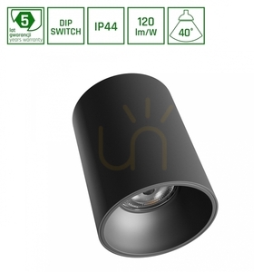 Downlight ORBITO Utanpåliggande 14 27W NW 230V 40 St IP44 Ugr<19 Ra90 Fi115 X152mm Svart Rund 5 År 0 Downlight ORBITO Utanpåliggande 14 27W NW 230V 40 St IP44 Ugr<19 Ra90 Fi115 X152mm Svart Rund 5 År small 0