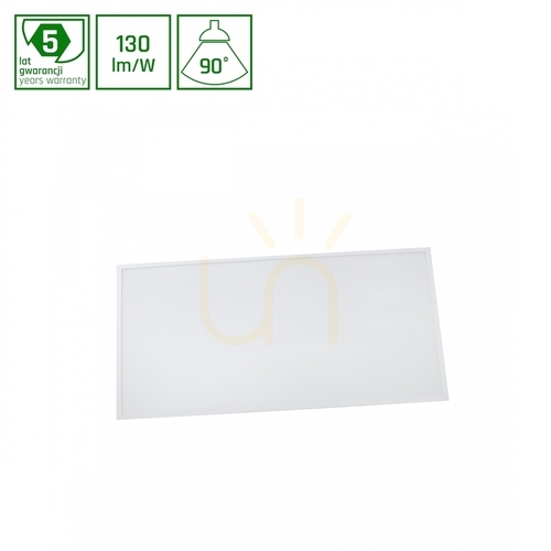 Kontrollera LED-panel ALGINE Bakgrundsbelysning 60W NW 230V 90 St IP40 Ugr<19 600x1200x30 Vit 5 års garanti