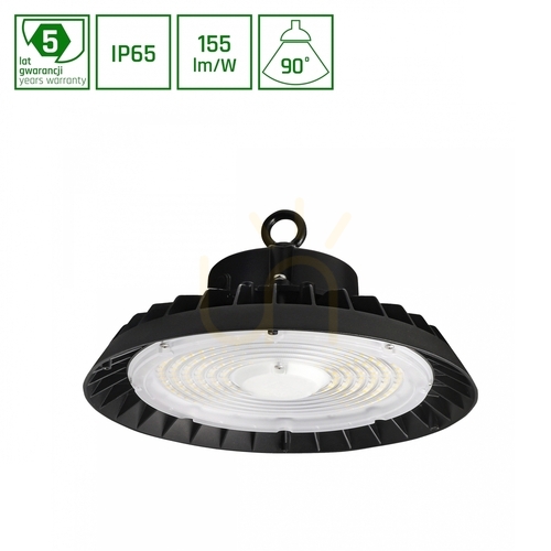 Kontrollera PLATEO 4 High Bay teknisk lampa 200 W/150 W/100W CW 230V 90 St IP65 Ik09 280 X145mm Svart 5 års garanti. Från Reg. Kraft 0 10