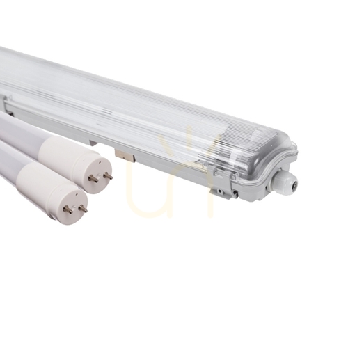Kontrollera Light Bar Package Limea LED Tube Slim Hermetic G13 2x120 250V IP65 12 st.. +Led Woj+22305 17W 25