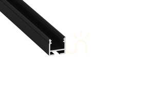 LUMINES-profil typ FLEXA svartlackerad 2 m small 0