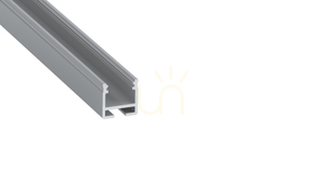 LUMINES-profil typ FLEXA silveranodiserad 1 m small 0