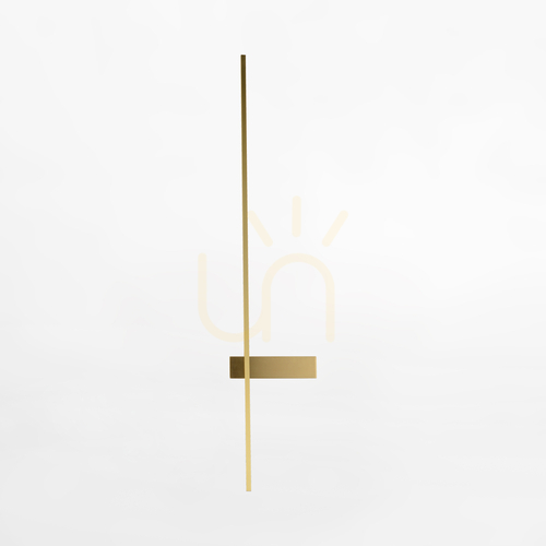 Kontrollera Vägglampa ARCO W4100-90GD-II Gold 1xLED