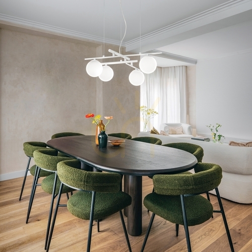 Kontrollera Taklampa Ideallux Atlas guld 4xG9 Ø62 cm 365107
