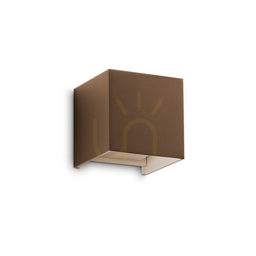 Kontrollera Utomhus vägglampa Ideallux ATOM 366814 antracit upp/nedljus Ø10 cm IP54 12W 4000K