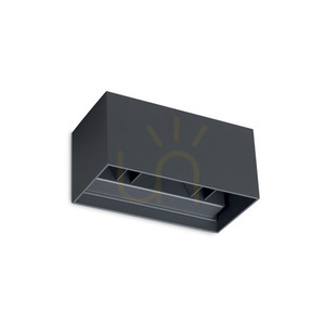 Utomhusvägglampa Ideallux ATOM 366852 antracit IP54 LED 4000K Ø20 cm 0 Utomhusvägglampa Ideallux ATOM 366852 antracit IP54 LED 4000K Ø20 cm small 0