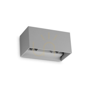 Utomhusvägglampa Ideallux ATOM antracit Ø20 cm IP54 3000K 366883 0 Utomhusvägglampa Ideallux ATOM antracit Ø20 cm IP54 3000K 366883 small 0