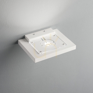 Vägglampa Ideallux BLOCK 350554 vit LED 10W Ø15 cm small 2