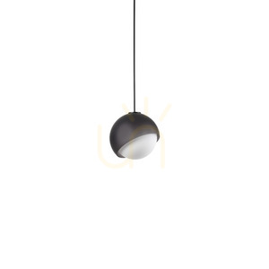 Takpendel Ideallux BLOOM svart glas Ø17 cm 366654 0 Takpendel Ideallux BLOOM svart glas Ø17 cm 366654 small 0