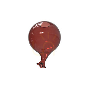 Glasdetalj Ideallux CLOWN röd glas Ø15 cm 352657 small 0