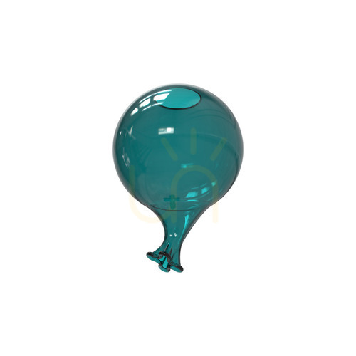Kontrollera Glasdekoration Ideallux CLOWN grön glas Ø15 cm 352619