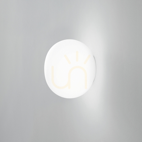 Kontrollera Vägglampa Ideallux COTTON 352312 vit Ø10 cm