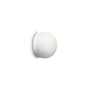 Vägglampa Ideallux COTTON 352312 vit Ø10 cm small 0